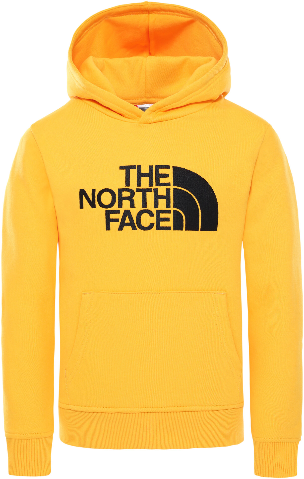 gold north face hoodie